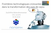 FrontièrestechnologiquescroissantesFrontières technologiques … · 2018-02-08 · •Autoapppp g pp g prentissage et apprentissage entre pairs •Contribution nanoPix •Teja: