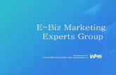 E-Biz Marketing Experts Group · 2020-03-23 · E-Biz Marketing Experts Group inBnet 인재중심과열정 , 그리고유연한사고를바탕으로고객중심의서비스제공및제품개발을위