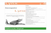 Lynx - Efetividade.netstatic.efetividade.net/archive/img/apostila_lynx.pdf · 2007-05-10 · Navegador Lynx Conhecendo o Navegador Lynx O Lynx é um navegador em modo texto onde você