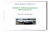 2001 Mitsubishi Montero - locksmith.irlocksmith.ir › ... › 2015 › 04 › 2001_Mitsubishi_Montero.pdf · AutoSmart Advisor Tech Article for 2001 Mitsubishi Montero Drill a /8”