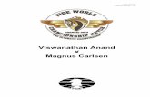 Viswanathan Anand X Magnus Carlsen - P4R.COM.BR · 2018-07-29 · P4R.COM.BR O site do Xadrez - 2/69 Anand X Carlsen 30.10.2013 - Dentro de poco más de una semana, comenzará el