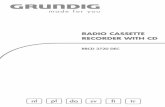 RADIO CASSETTE RECORDER WITH CD - Bekodownload.beko.com/Download.UsageManualsBeko/28558_3_06GDS… · Bu durumda mobilya yüzeylerinde zor temizlenebilen veya ... FM-stereo yayın