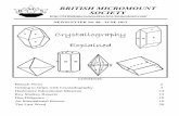 CrystallographyCrystallography ExplainedExplainedbritishmicromountsociety.homestead.com/BMS_Newsletter_86.pdf · 2015-12-13 · Exeter, Devon. EX3 0BS SYMPOSIUM ORGANISER (Displays