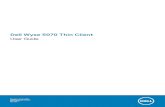 Dell Wyse 5070 Thin Client User Guide · 2020-06-24 · Dell Wyse 5070 씬 클라이언트 시작 Wyse 5070 씬 클라이언트는 쿼드 코어 프로세서, 안전 설계 및 관리가