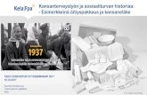 Kansanterveystyön ja sosiaaliturvan historiaa: - Esimerkkeinä …tako.nba.fi/File/3322/historiaa.pdf · 2017-10-12 · Kansanterveystyön ja sosiaaliturvan historiaa: - Esimerkkeinä