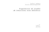 Esperienze di analisi di interviste non direttive · 2017-09-20 · ARACNE Esperienze di analisi di interviste non direttive Felice Addeo Paolo Montesperelli