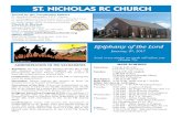 ST. NICHOLAS RC CHURCHstnicholasrcchurch.org › wp-content › uploads › 2017 › 01 › ... · CCD CLASSES resume this Sunday, January 8. CONFIRMATION 2017 - Our 8th grade teenagers