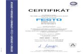 Zertifikat-A4 ISO 9001 Festo Prag cz A4 ISO 9001... · ISO 9001 : 2015 Tento certifikát je platný do 2020-06-30 Registrační číslo certifikátu Q1530633 Vienna, 2018-09-27 Certifikační
