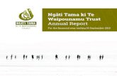 Ngāti Tama ki Te Waipounamu Trust · 2018-07-18 · their Nelson tour last year. Other investments Tama Asset Holding Company manages our fisheries and aquaculture assets and provides