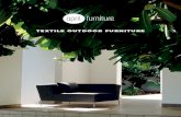 TEXTILE OUTDOOR FURNITURE · 2018-11-03 · and water-resistant outdoor furniture, the modern furniture brand offers high-quality design for the private and public sector. For 2018/19