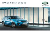 RANGE ROVER EVOQUE - Kimman › ... › Range-Rover-Evoque-Brochure.pdf · De Range Rover Evoque Convertible verheft de toonaangevende capaciteiten en het fantastische design naar