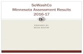 SoWashCo Minnesota Assessment Results 2016-17 · South Washington County Schools –Igniting a Passion for Lifelong Learning! 9/13/17 Overall Results This analysis include MCA III