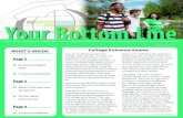Your Bottom Line Newsletter · Your Freshman Orientation and New Student Workshops! Financial Education in Freshman Orientation . New students face a variety of challenges during