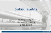 Andrejs Misjuks Grundfos Latvija 2016.02Sūkņu audits Andrejs Misjuks Grundfos Latvija 2016.02.24 . Par Grundfos10% no pasaules elektroenerģijas tiek lietots sūkņu darbināšanai