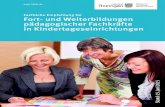 Fachliche Empfehlung für Fort- und Weiterbildungen ... › fileadmin › ministerium › ...• Thüringer Volkshochschulverband e.V. Bildungswerk Thüringen gemeinnützige GmbH Fort-