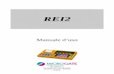 REI2 · 2013-03-03 · REI2 Manuale d’uso Microgate s.r.l. Via Stradivari, 4 Stradivaristr. 39100 BOLZANO - BOZEN ITALY