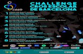 challenge cros escolar de barcelona - Inici - Ceeb · 2019-03-12 · challenge cros escolar de barcelona Més informació a o cros@elconsell.cat Segueix-nos a les Xarxes Socials i