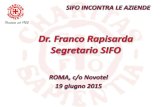 Fondata nel 1952 - SIFO › images › pdf › attivita › incontri-con-le... · XXXVI Congresso Nazionale SIFO . Catania, 22 - 25 ottobre 2015 . Centro congressuale fieristico culturale