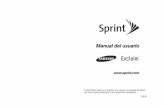 Sprint M550 manual del usuariosupport.sprint.com › global › pdf › user_guides › samsung › exclaim › s… · i Introducción Este Manual del Usuario te presenta el servicio