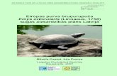 Eiropas purva bruņurupuča Emys orbicularis …populāciju Latvijā. Galvenie sugas aizsardzības plāna uzdevumi. Šī plāna uzdevums ir noteikt Eiropas purva bruņurupuča statusu