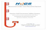 Passive Fall Prevention Safety System › docs › manf › HUGS_Manual_Englis… · Passive Fall Prevention Safety System. Siempre llame HUGS ONE L.L.C. al (888) 448-4723 cuando