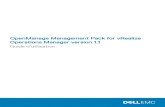 OpenManage Management Pack for vRealize Operations Manager …€¦ · Le produit OpenManage Integration for VMware vCenter (OMIVV) gère les serveurs ESXi sur un système VMware