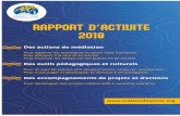 RAPPORT D ACTIVITE 2018 - Maison de la mer · agences et sur le site Internet de Lorient Bretagne Sud Tourisme ou directement auprès de la Maison de la Mer pour les groupes constitués.
