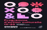 Programme d’action culturelle 19-20 - Odyssud · 2020-01-16 · Pink Floyd, King Crimson, David Bowie, Thierry Balasse . La bande-son de la mission spatiale Apollo 11 dans une odyssée