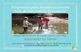 Alojamiento rural en cazorla - El Cantalar Cazorla - Programas … · 2019-05-13 · Programa Educando en Verde: Días de convivencia en Cazorla Comparte unos días de convivencia