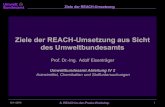 Ziele der REACH-Umsetzung aus Sicht des …...0 1000 2000 3000 4000 5000 6000 7000 8000 9000 10000 Dossiers Substanzen 12.11.2013 8. REACH-in-der-Praxis-Workshop Ziele der REACH-Umsetzung