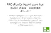 PRIO (Plan för riktade insatser inom psykisk ohälsa ...vardgivare.regionhalland.se/app/uploads/2018/11/Ppt-Kännedom-H... · PRIO (Plan för riktade insatser inom psykisk ohälsa)