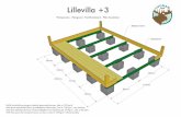 Lillevilla +3 - BAUHAUS · Pilariperustus - Pelargrund - Punktfundament - Pillar foundation Näillä tukiväleillä perustuspuut kestävät taipumatta kuorman, joka on 150 kg/m2.