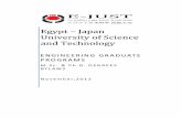Egypt Japan University of Science and Technology · Biotechnology, Food etc. – Spectroscopic techniques: UV-Vis, Fluorescence, IR, FTIR, Raman, AAS, AES-Environment health & Safety