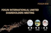 FOSUN INTERNATIONLAL LIMITED€¦ · Horizontal collaboration Products Combination Creating crossover products C2M to be implemented across ... meeting the requirements of development
