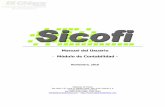 SICOFI Manual del Usuario - Sistemas Di Chiara...Nivel 6 o Mantenimiento: A este nivel únicamente se le habilitan las opciones de mantenimiento general del sistema (mantenimiento
