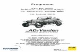 AC Verden e.V. im ADAC · 2010-08-13 · Programm xvl. Int. ADAC Oldtimer- und Classic Rallye der Reiterstadt Verden/AlIer 14. August 2010 -AWVerden Automobilclub Verden e.V. im ADAC
