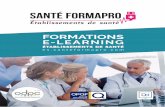 FORMATIONS E-LEARNING - Santé Formaproes.santeformapro.com › medias › Plaquette-SFP-ES-2019.pdf · - Plus de 80 programmes en e-learning - Plus de 200 thématiques en intra et