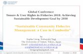 “Sustainable Community Fisheries Management: a Case in ...community fishing ground and have to respect rules and regulation of the local community fisheries. They used mechanized