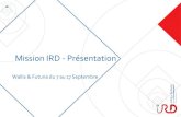Mission IRD - Présentation - Préfet de Wallis et Futuna · Mission IRD à Wallis et Futuna Objectifs de la mission (diapo 3) L’expertise collective en Polynésie française (diapos