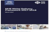 NHS Wales Delivery Framework 2017-2018...Evidence that NHS organisations are implementing actions to enable staff to safeguard adults and children Continuous periods of hospital care