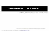 OWNER'S MANUAL8266d57d-cef5-425a-a... · Ask your dealer for improvement, repair, and maintenance. Incomplete improvement, repair, CAand maintenance may result in a water leakage,