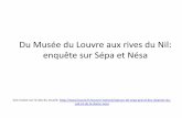 Du Musée du Louvre aux rives du Nil: enquête sur Sépa et Nésahg.ac-besancon.fr/.../2015/10/pdf_Diaporama_Hida_Egypte.pdf · 2015-10-03 · Le calcaire, roche poreuse, a permis