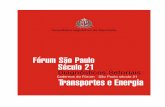 Fórum São Paulo Século 21 · 2013-06-03 · diagnósticos setoriais – Transportes e Energia Pensando São Paulo FÓRUM SÃO PAULO - SÉCULO 21 5 México). Evidencia- se, assim,