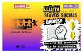 serveis a la ciutadania per uns SERVEIS SOCIALS · serveis a la ciutadania de la ciutadania Garants del benestar S!! serveis a la ciutadania serveis a la ciutadania #lluitaSS_CCOOcat.