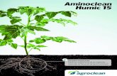 Aminoclean Humic 15 - Agronature · Humic 15 ÉPOCA DE APLICACIÓN Se aconseja su aplicación antes de la siembra o plan-tación y durante el primer tercio o primera mitad del cultivo,