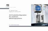 3D-Produktkonfiguration für modulare …...2015/05/02  · 3D-Produktkonfiguration für modulare Werkzeugsysteme Dr. Jochen Bahnmüller 16. Industry-Forum Augsburg, 04. und 05.02.2015