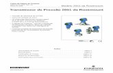 Transmissor de Pressão 2051 da Rosemount - …...Folha de Dados do Produto 00813-0113-4101, Rev. AA Março de 2008 5 Modelo 2051 da Rosemount Estabilidade a longo prazo Desempenho