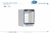 GLEE 45 LITE - Iarp Plug-in · 2020-01-16 · GLEE 45 LITE Cooling System - Refrigerazione - Sistema Refrigeración Kühlsystem - Condensation Ventilated - Ventilata - Ventilé Umluftkuhlung