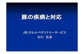 豚の疾病と対応 - maff.go.jp...豚の疾病と対応 ((有有))サミットベテリナリーサービスサミットベテリナリーサービス石川弘道 Summit Veterinary
