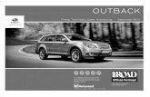 OUTBACK · 2018-02-06 · Version Ausstattungspaket Antriebsart Kraftstoffart Leistung Getriebe Hubraum Preise 1) kW/PS ccm MODELL Outback 2.0D Trend Allradantrieb Diesel 110/150
